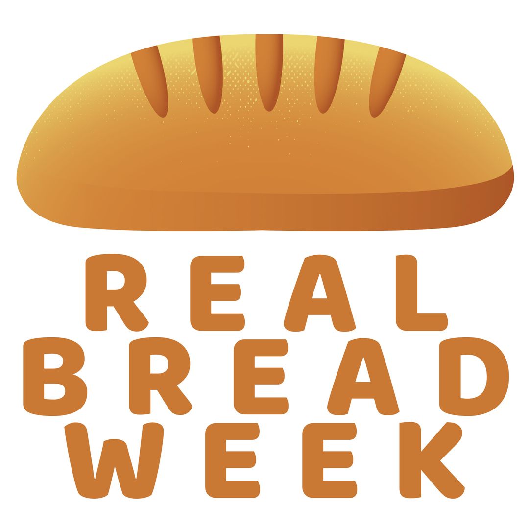 Illustration Celebrating Real Bread Week with Fresh Loaf