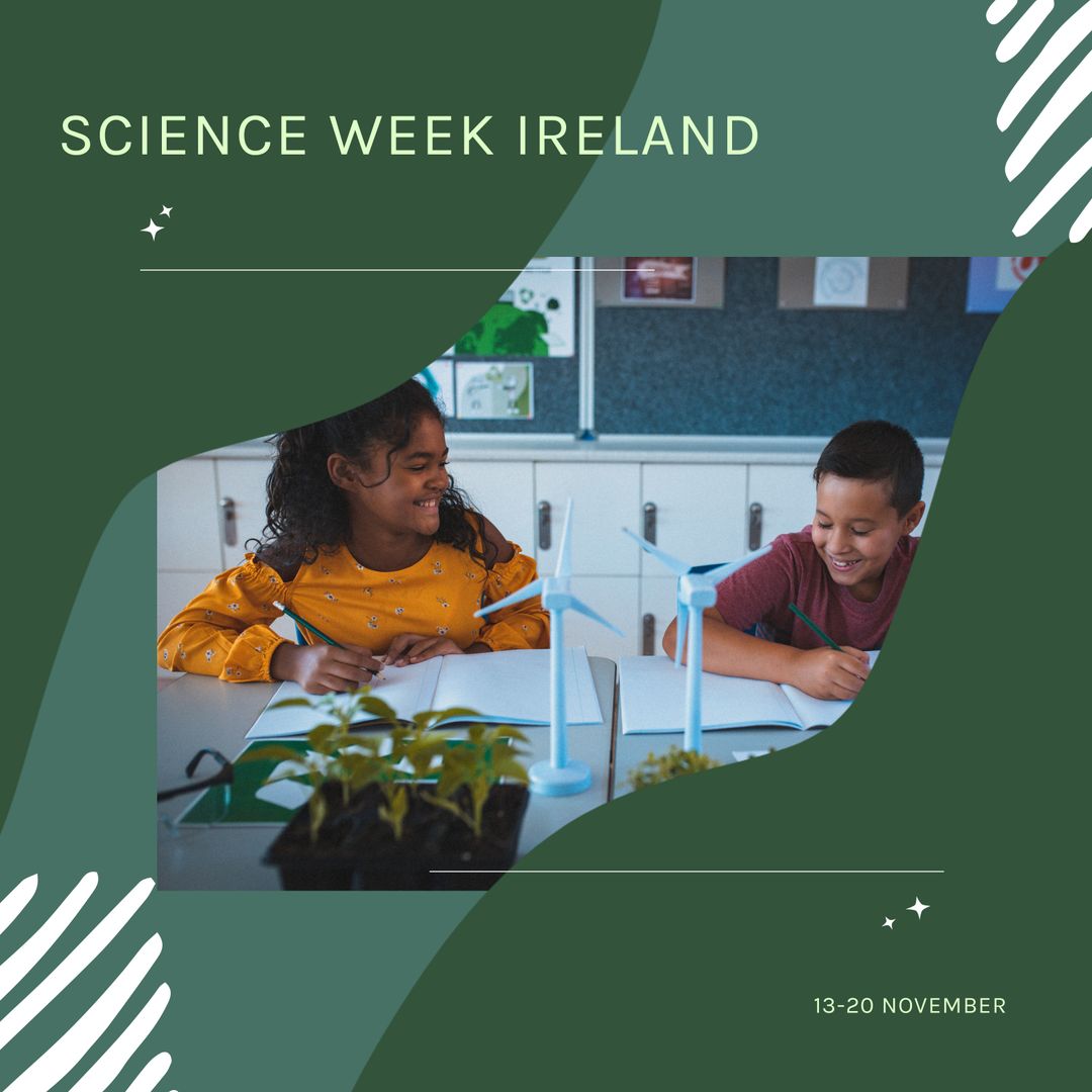 Diverse Kids Enjoy Science Week Ireland Classroom Activity