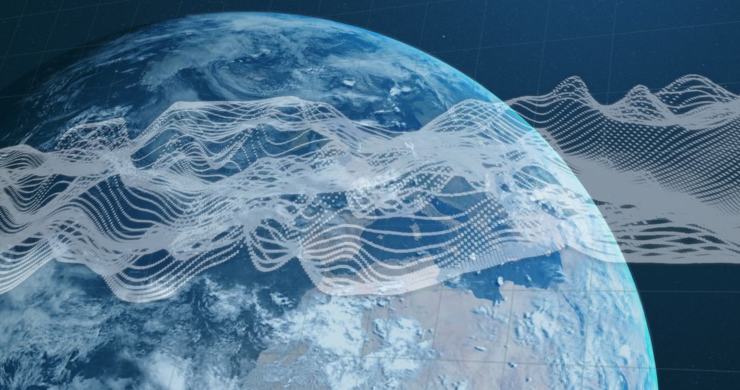 Abstract Global Technology Concept with Digital Interface