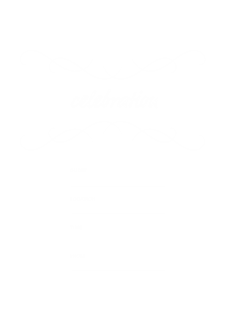 Transparent Celebration Invitation Template with Decorative Elements - Download Free Stock Images Pikwizard.com