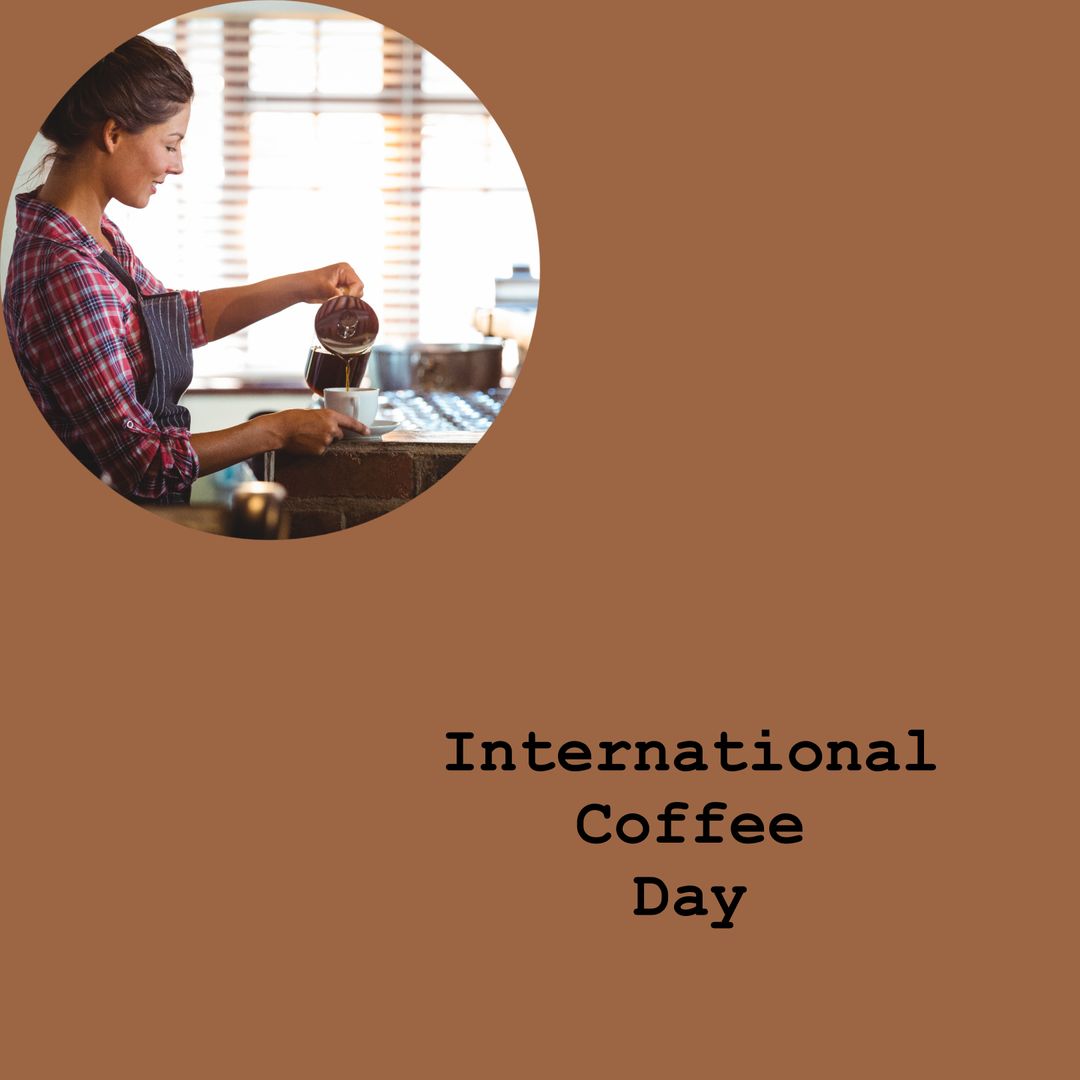 International Coffee Day with Smiling Barista