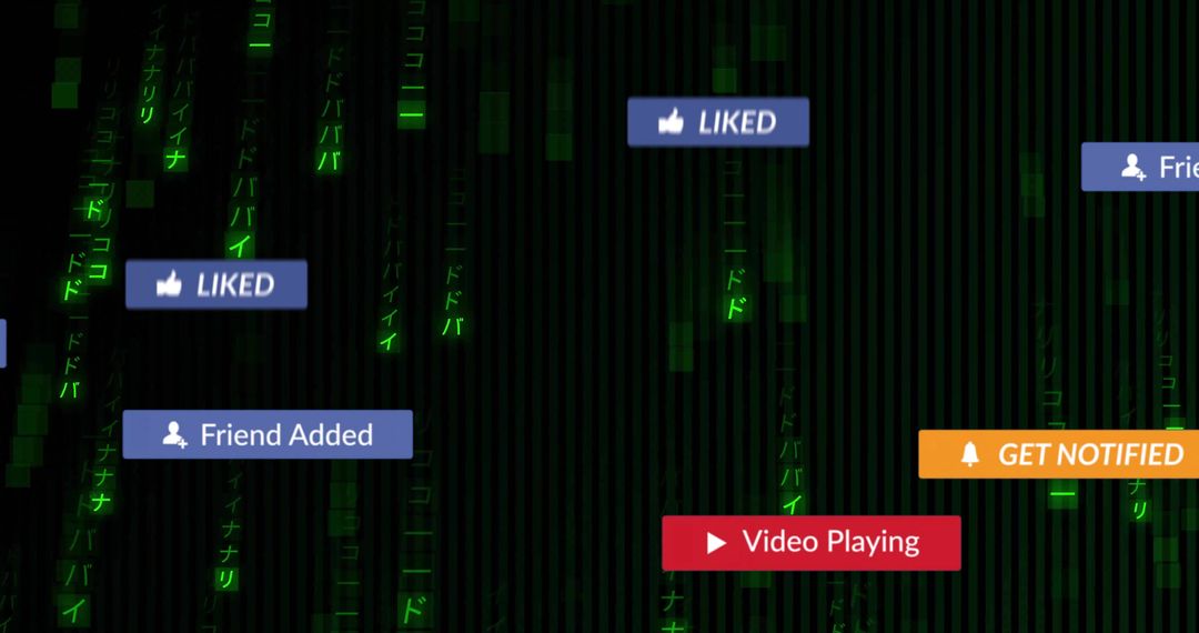 Digital Social Interactions in a Futuristic Code Environment