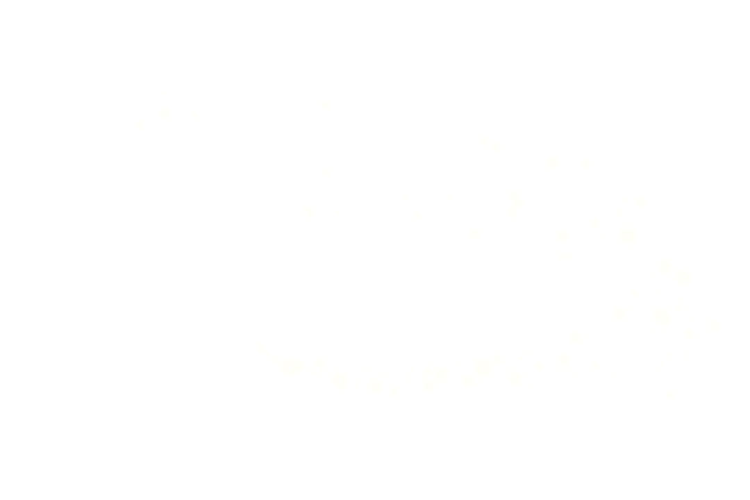 Golden Stars Glimmering on Transparent Background