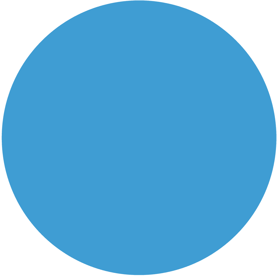 Transparent Blue Circle with Copy Space Illustration