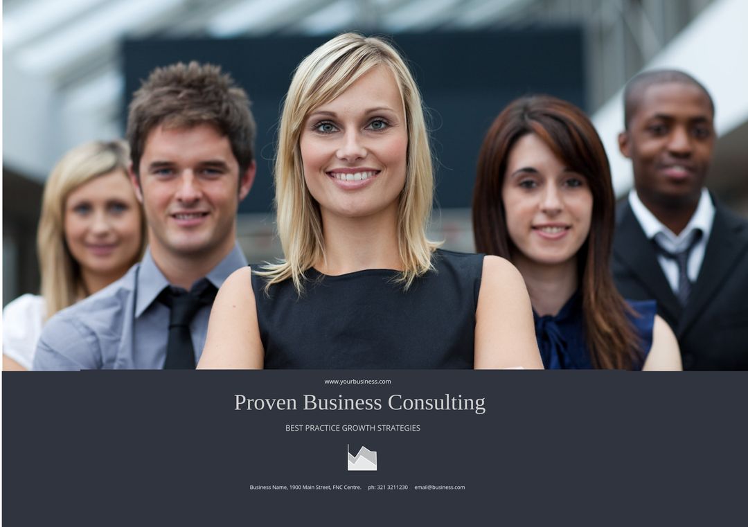Confident Business Consulting Team for Corporate Branding