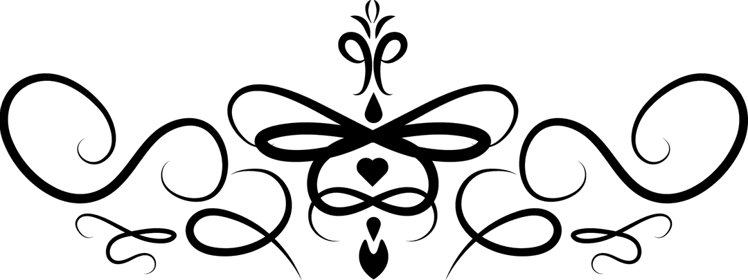 Transparent Decorative Black Shapes Vector PNG Illustration