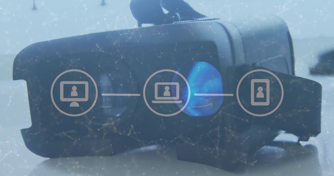 Innovative VR Tech with Digital Security Interface