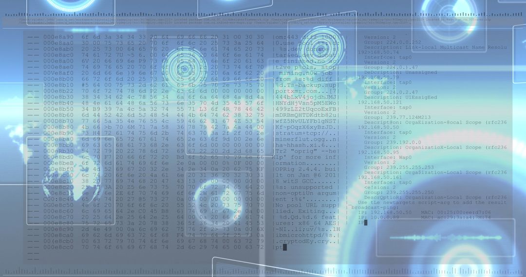 Futuristic Data Processing and Digital Interfaces