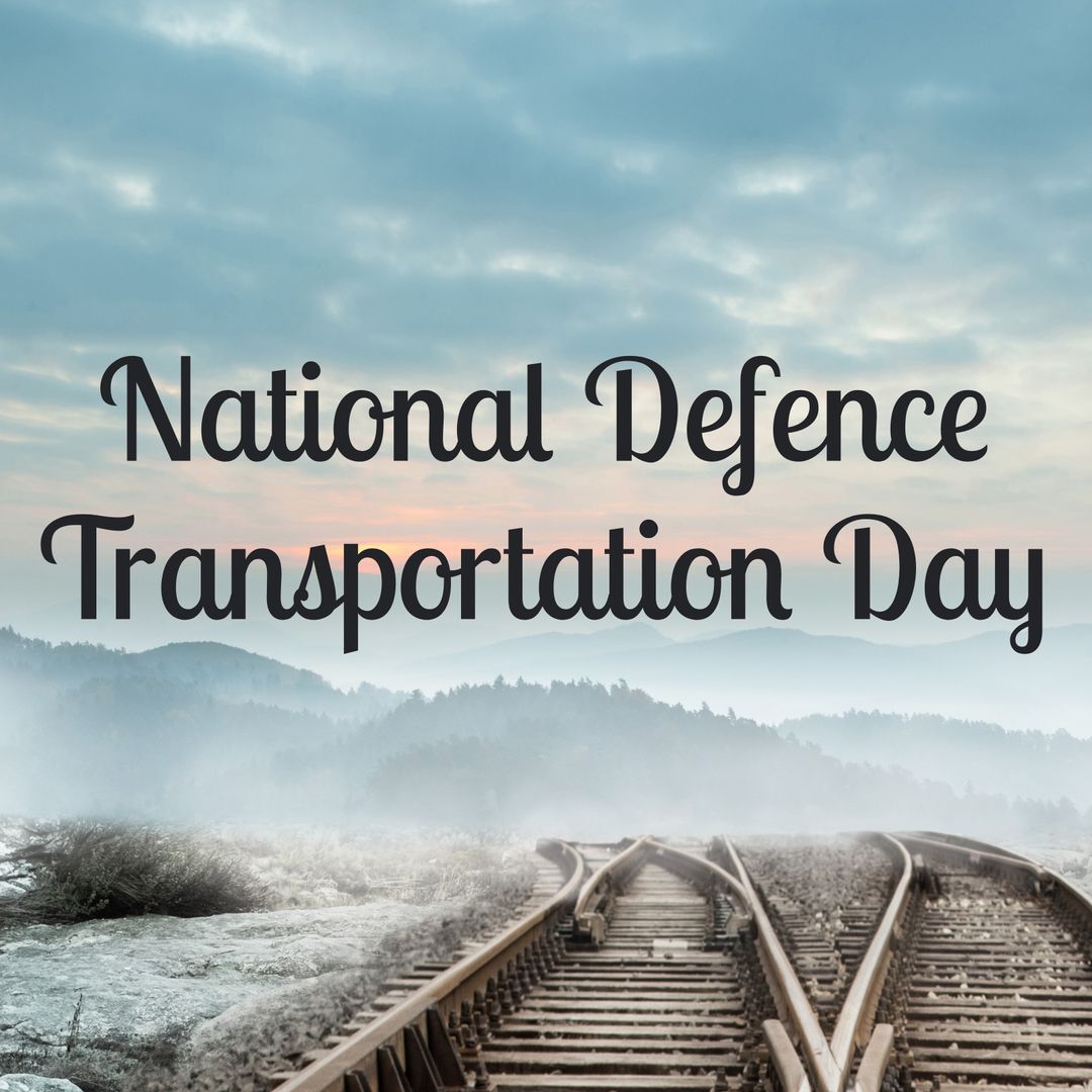 National Defense Transportation Day Tribute Railroad Tracks
