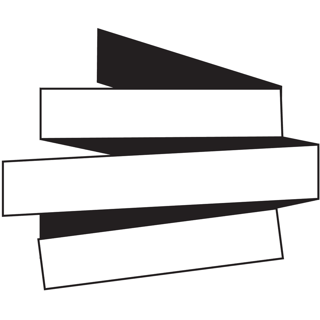 Transparent Black and White Banner with Copy Space