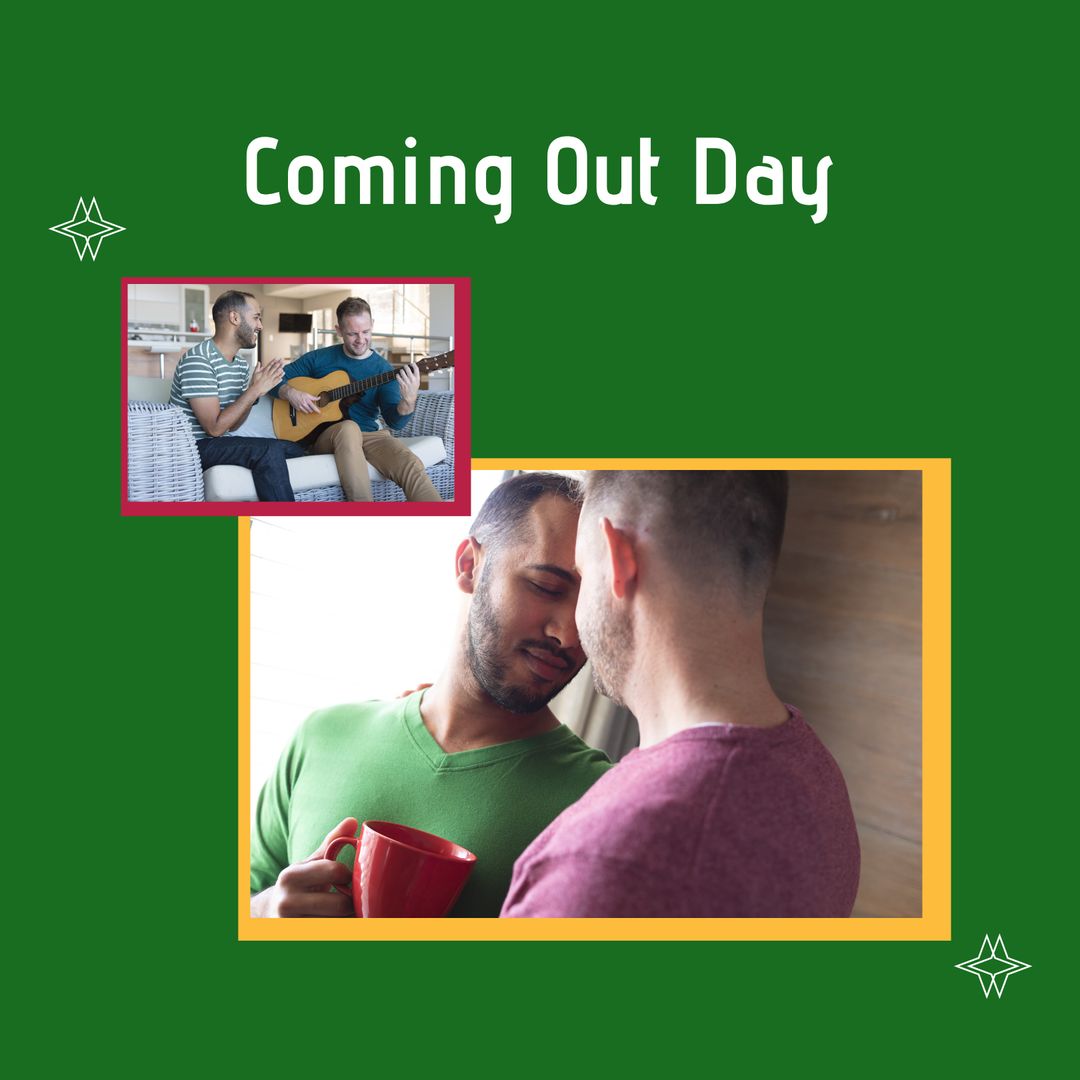 Celebrating Coming Out Day with Couples Embracing