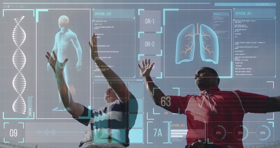 Rugby Teams Analyzing Biometric Data Technology in Action