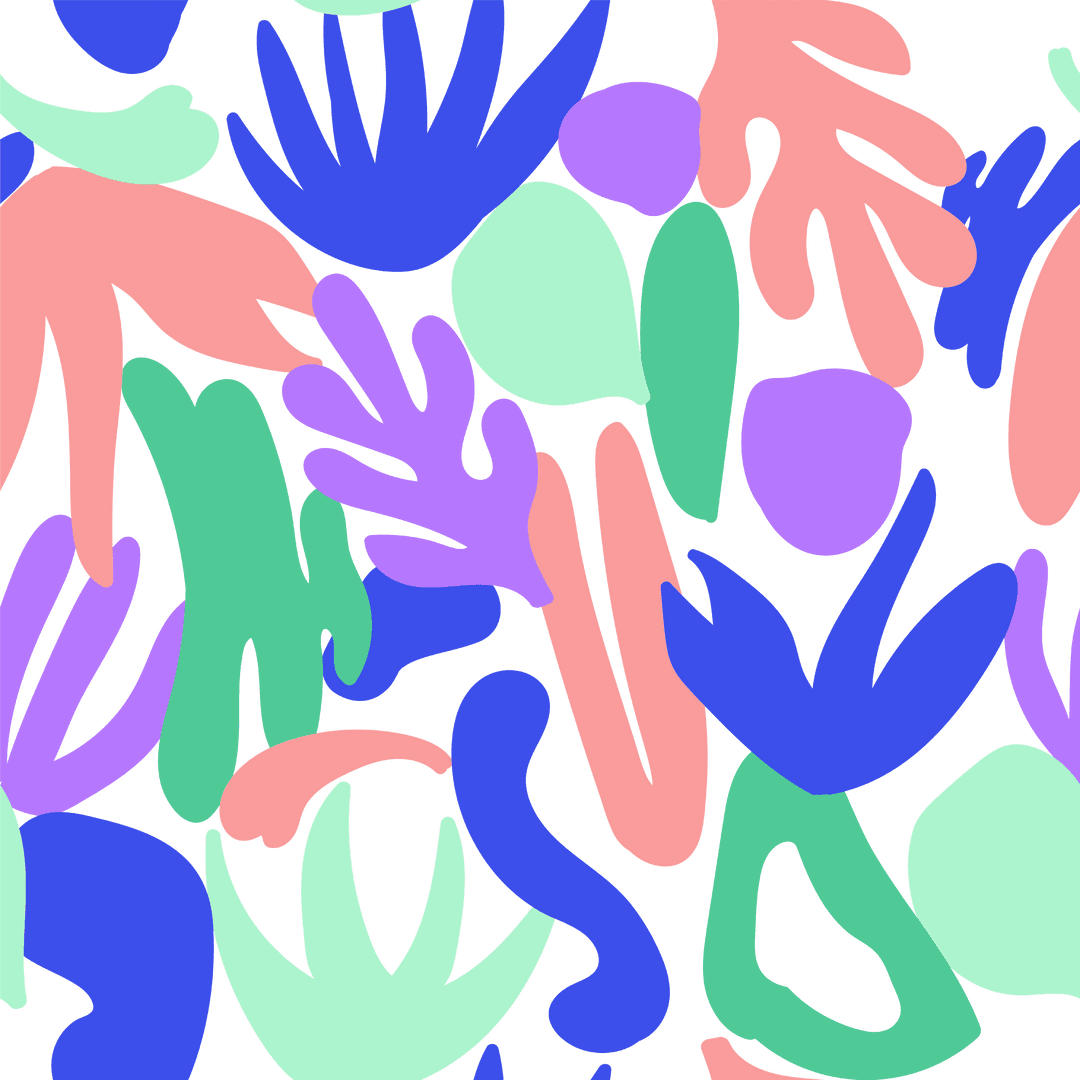 Abstract Colorful Shapes on Transparent Background Vector Illustration