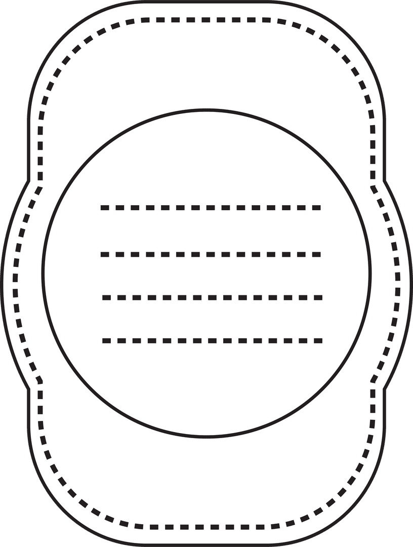 Digital Badge Template with Text Copy Space on Transparent Background - Download Free Stock Images Pikwizard.com