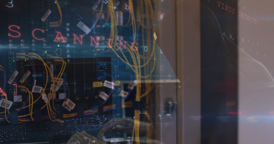 Cybersecurity Analysis in Data Center with Digital Overlay