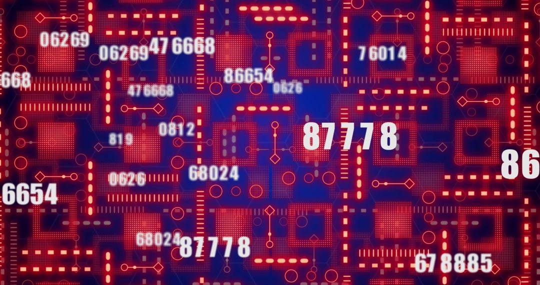 Digital Data Network Conceptual Visualization