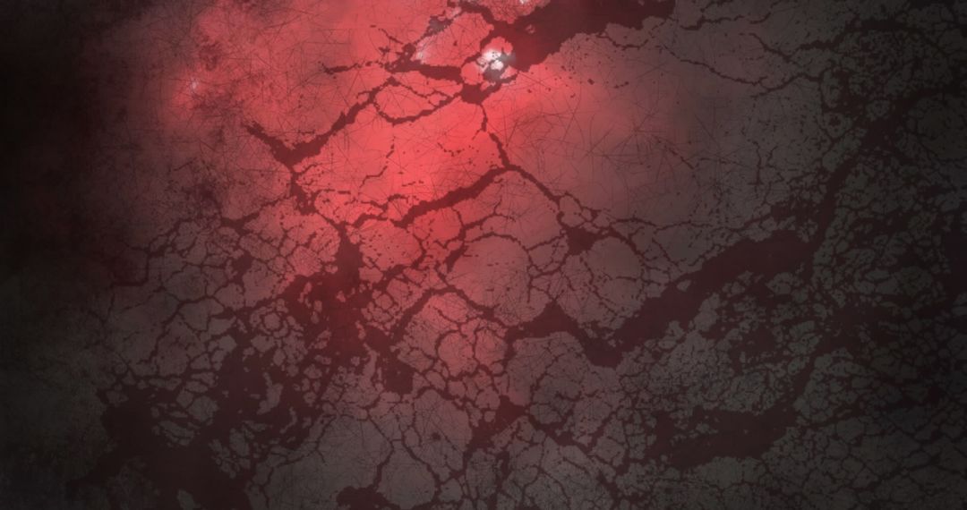 Abstract Red and Black Digital Interface with Moving Shapes