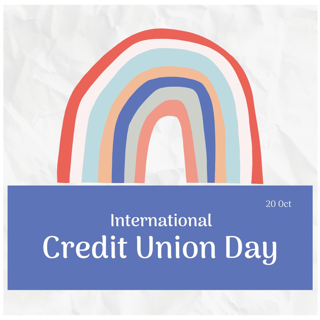 International Credit Union Day Celebratory Vector Design