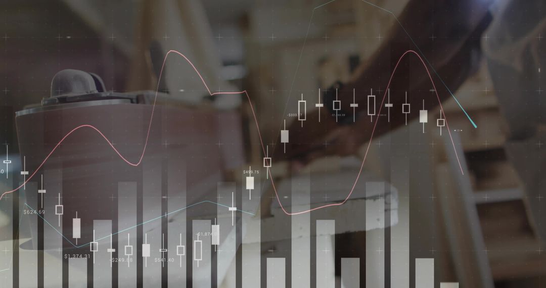 Stock Market Analyst using Technology in Home Office