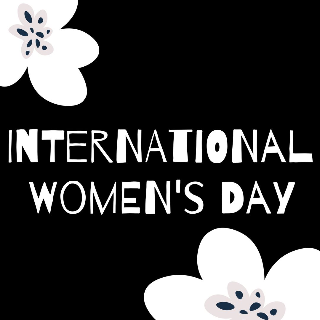 International Women's Day Celebration with Floral Accents