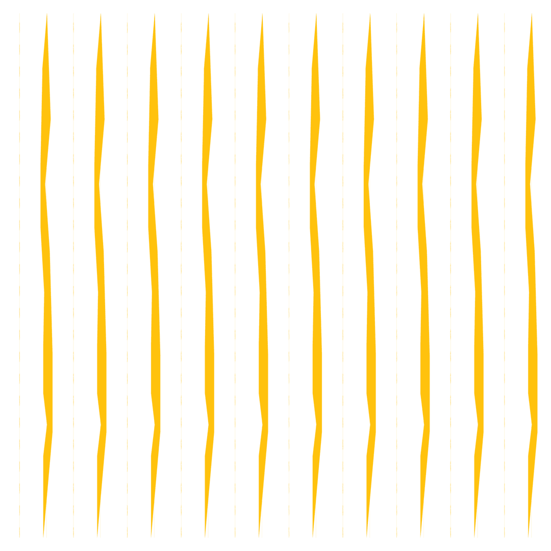Yellow Abstract Stripes on Transparent Background