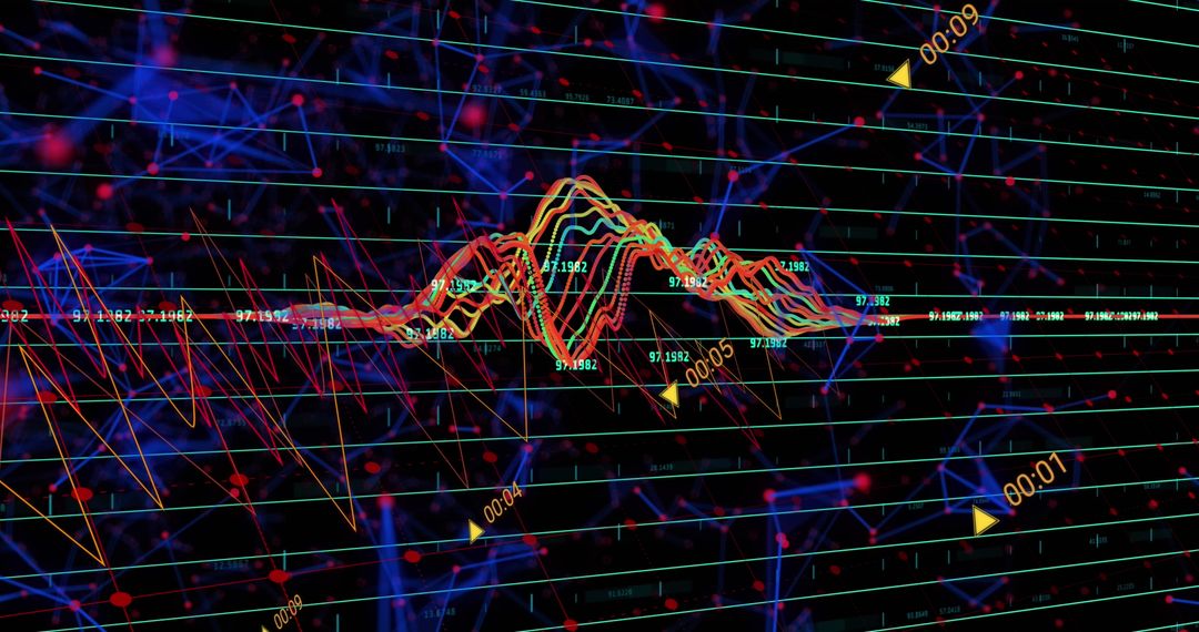 Complex Digital Financial Data on Grid