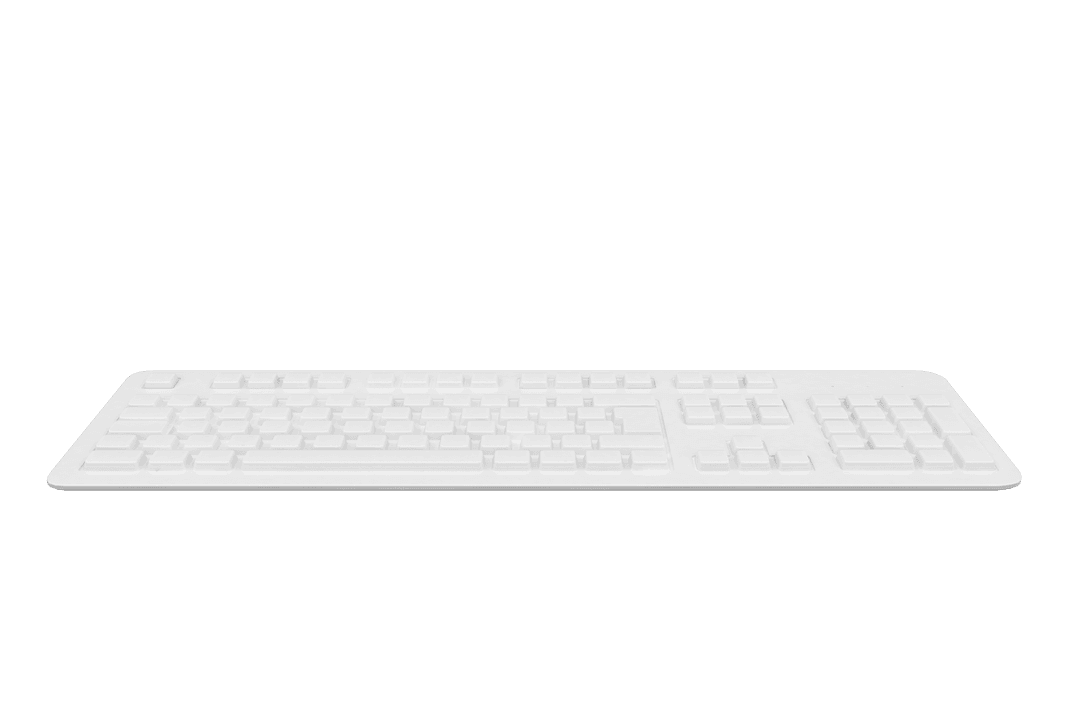 Digital White Keyboard Transparent Background Computing Illustration