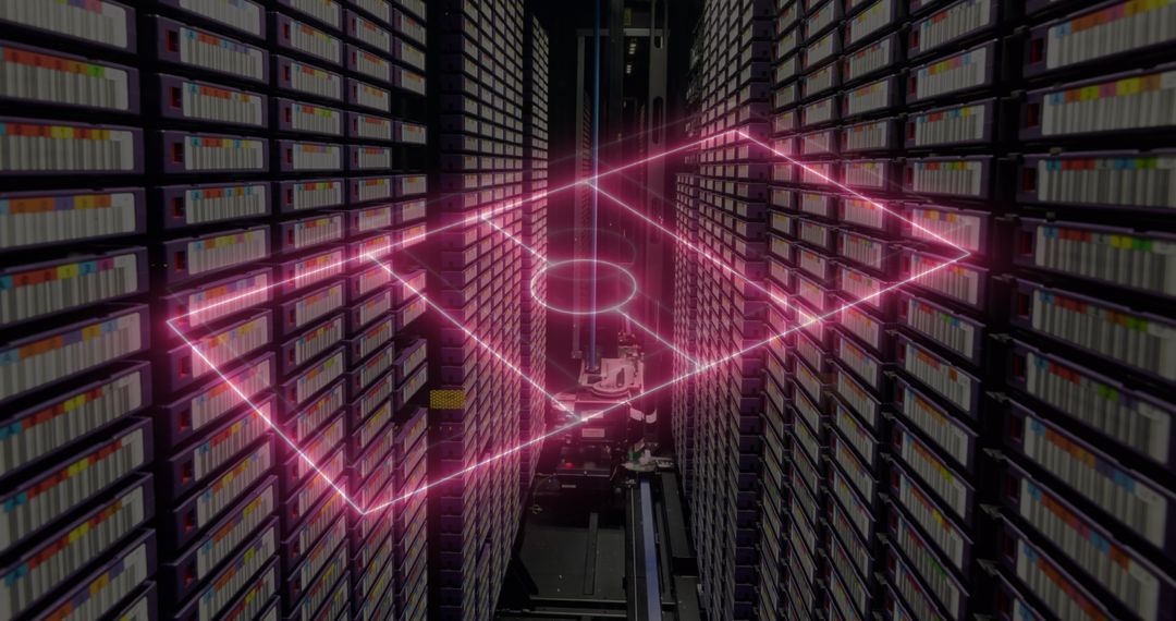 Digital Stadium Projection in Data Server Room