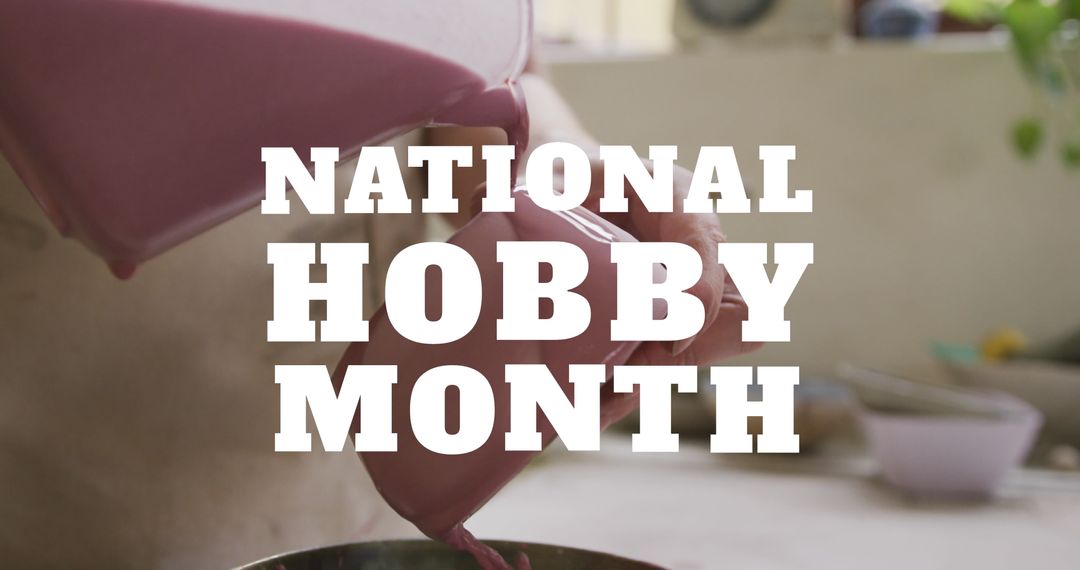 National Hobby Month Celebration with Pottery Craft