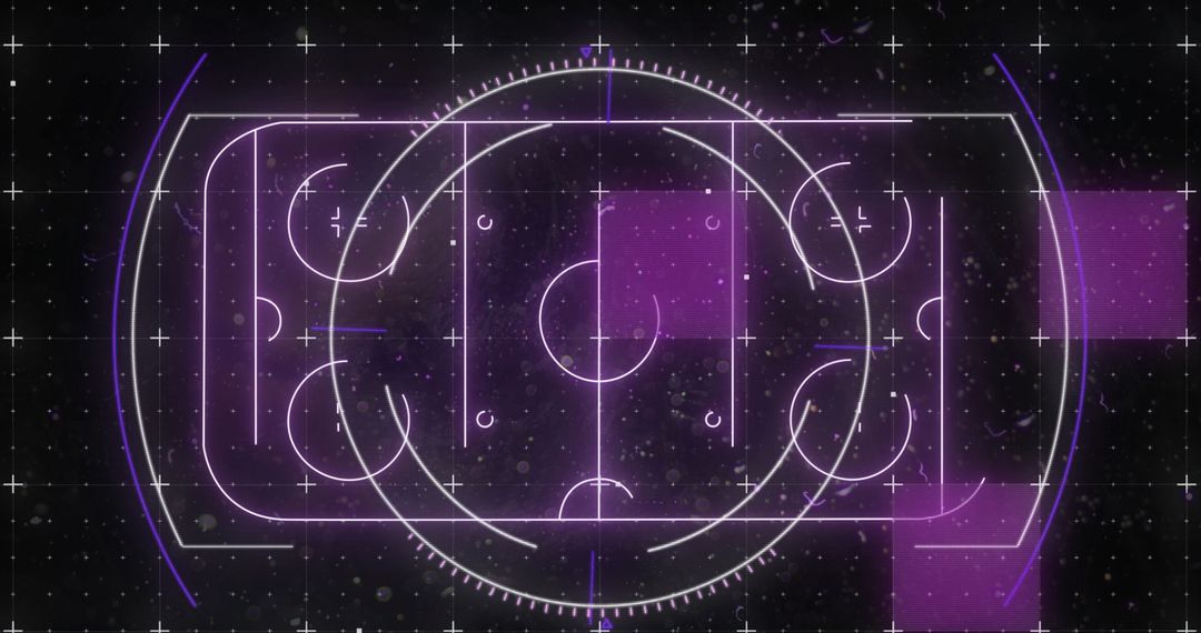 Digital Interface Scan with Geometric Graphics