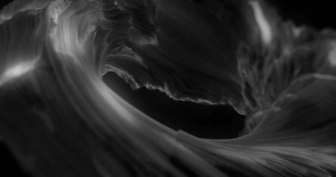 Abstract Rotating Wave with Dynamic Glow Effect