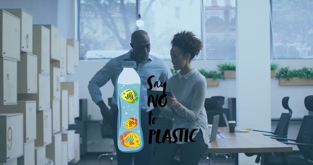 Say No to Plastic Banner in Modern Office Environment