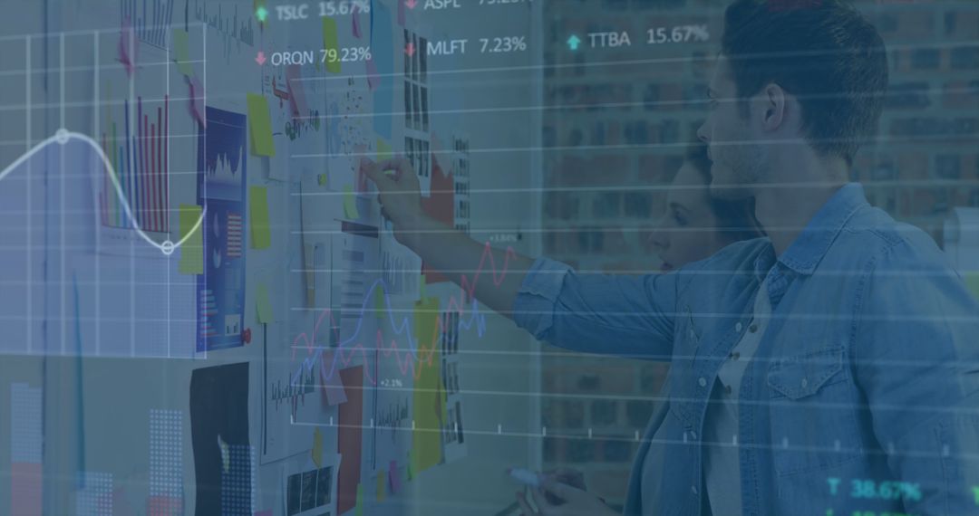 Business Team Analyzing Data Trends on Visual Charts - Free Images, Stock Photos and Pictures on Pikwizard.com