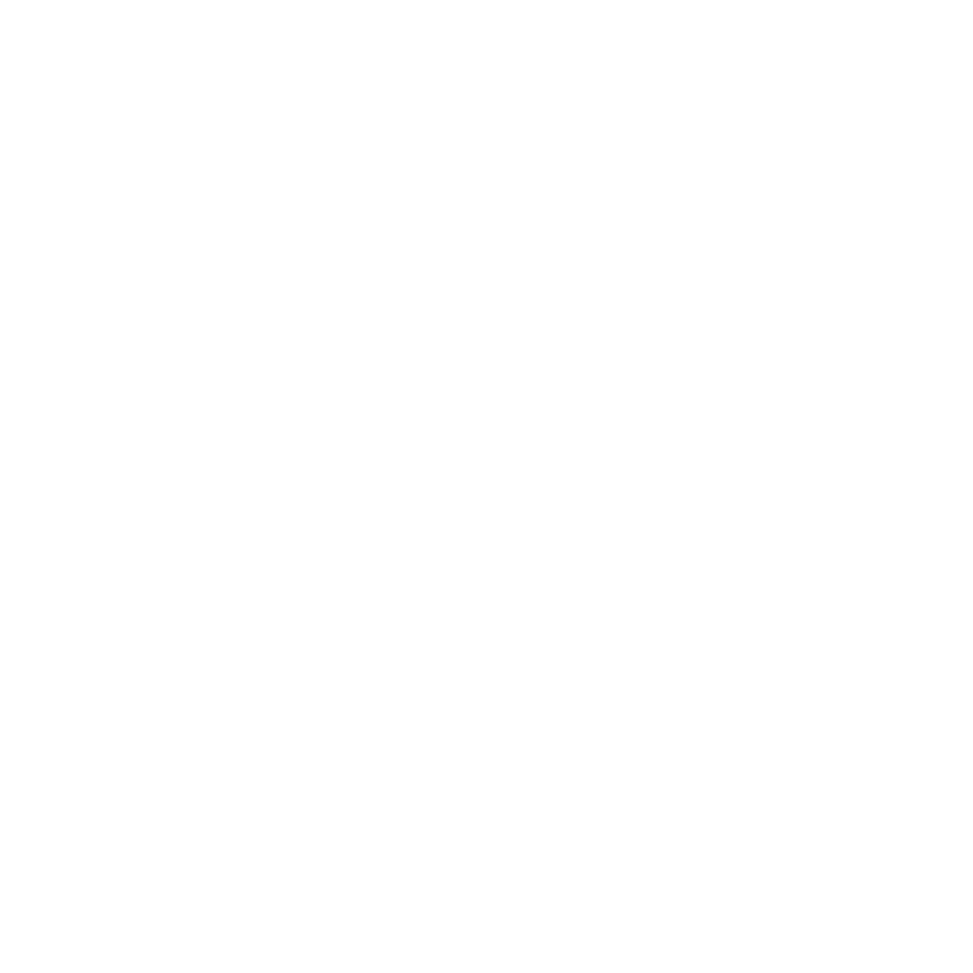 White Geometric Sunburst Pattern on Transparent Background