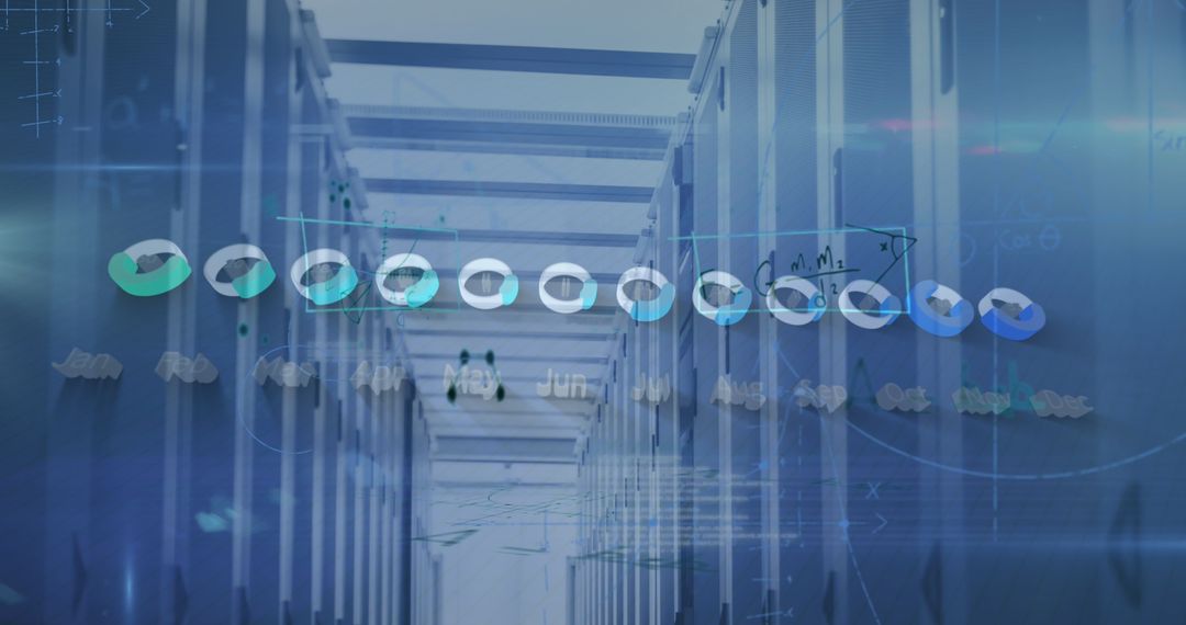 Digital Finance Analytics Overlaying Data Center Racks