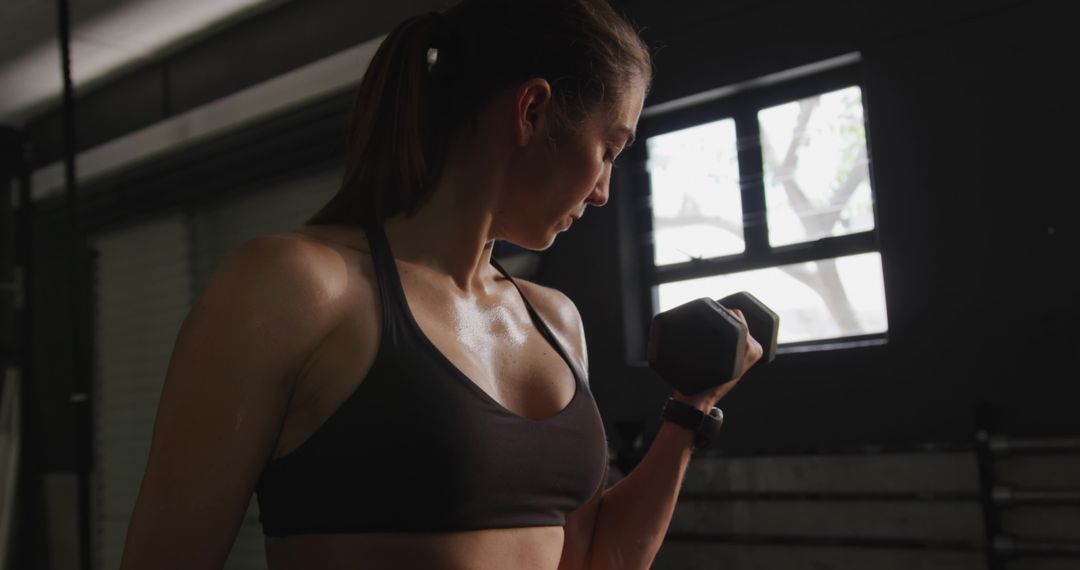 Intense Gym Workout: Strength and Determination