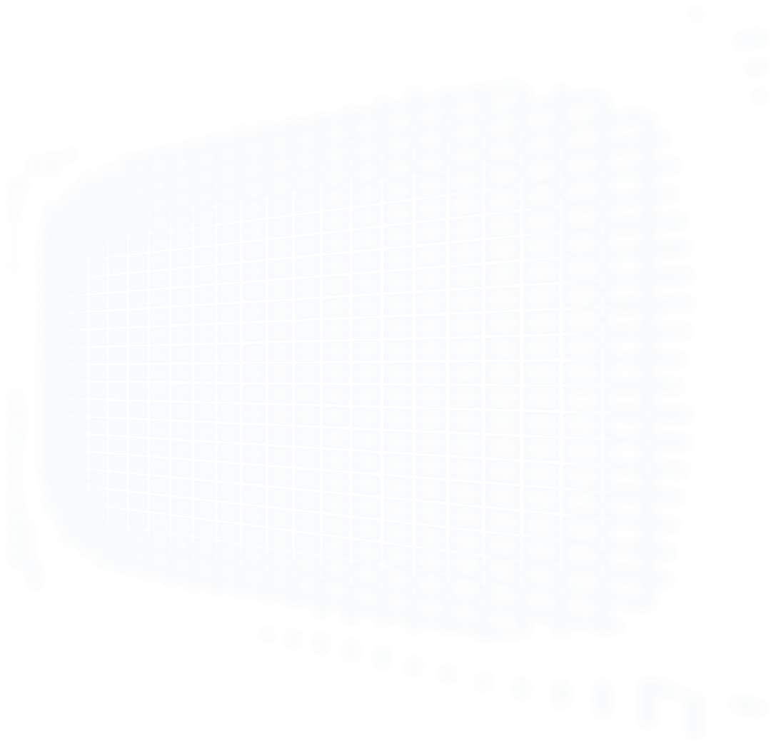 Abstract Geometry White Lines on Transparent Background