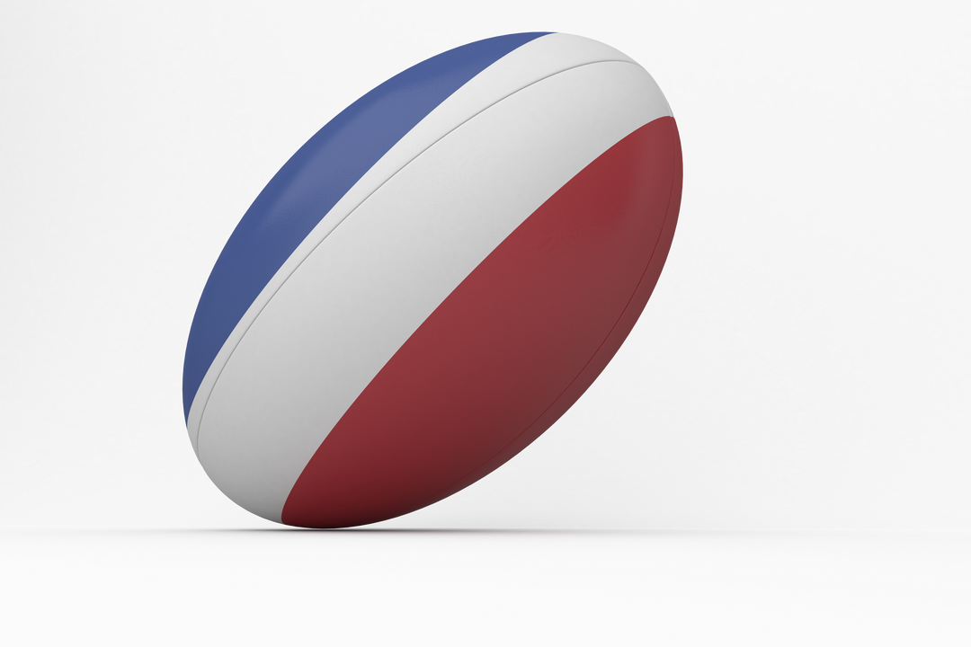 Rugby Ball Featuring France Flag Colors Transparent Background - Download Free Stock Images Pikwizard.com