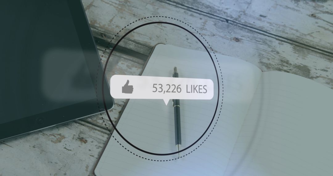 Social Media Like Interface Over Notebook and Digital Tablet