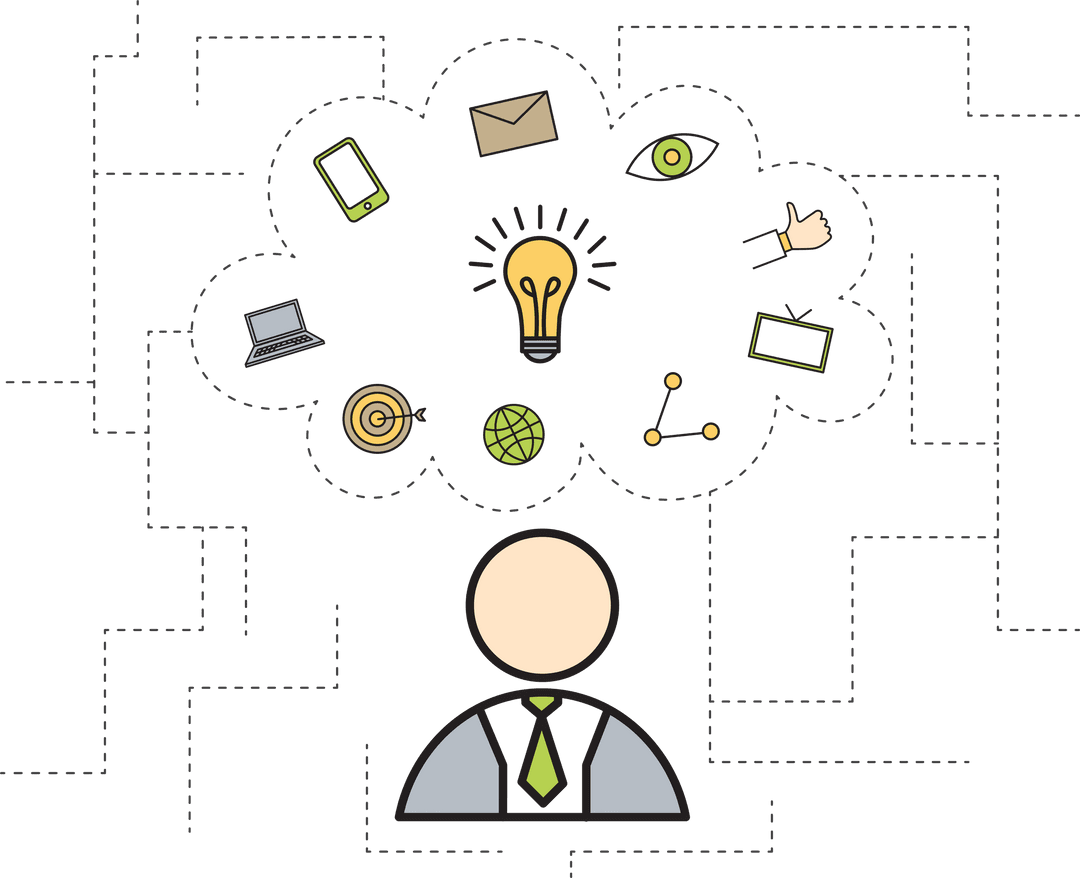 Transparent Concept of Ideas Thought Process with Technology Elements