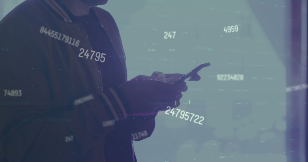 Abstract Concept of Modern Business Technology with Digital Interface