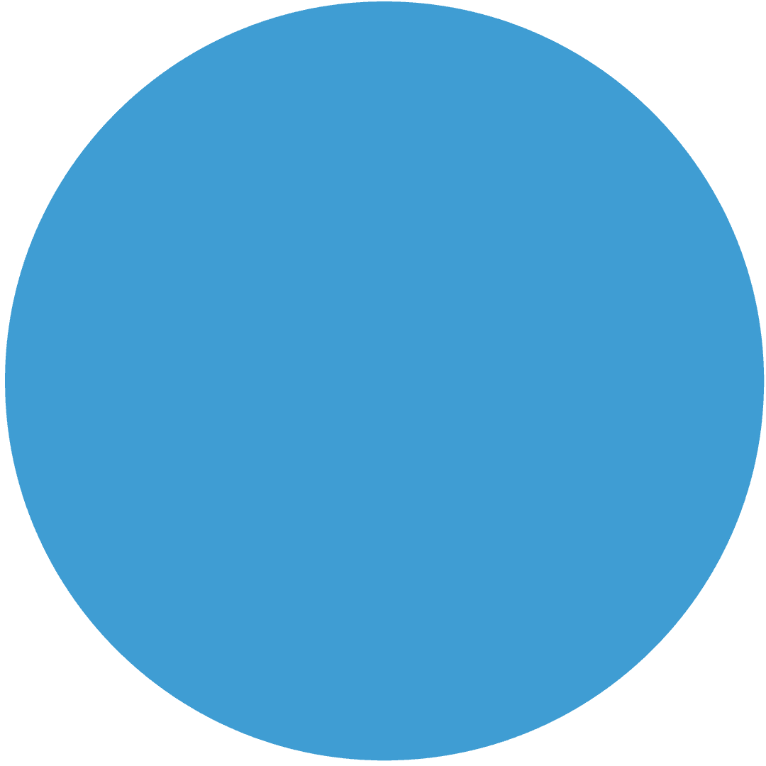 Blue Circle with Transparent Background for Modern Designs
