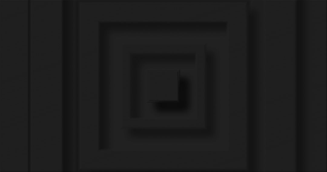 Black Square Layers Creating Geometric Illusion