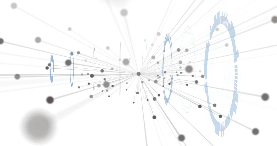 Futuristic Digital Network with Virtual Data Connections