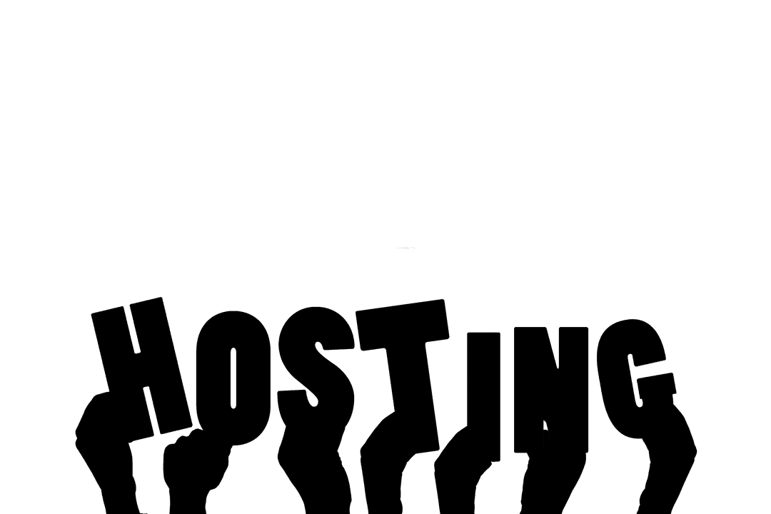 Digital transparent hands with data hosting text illustration