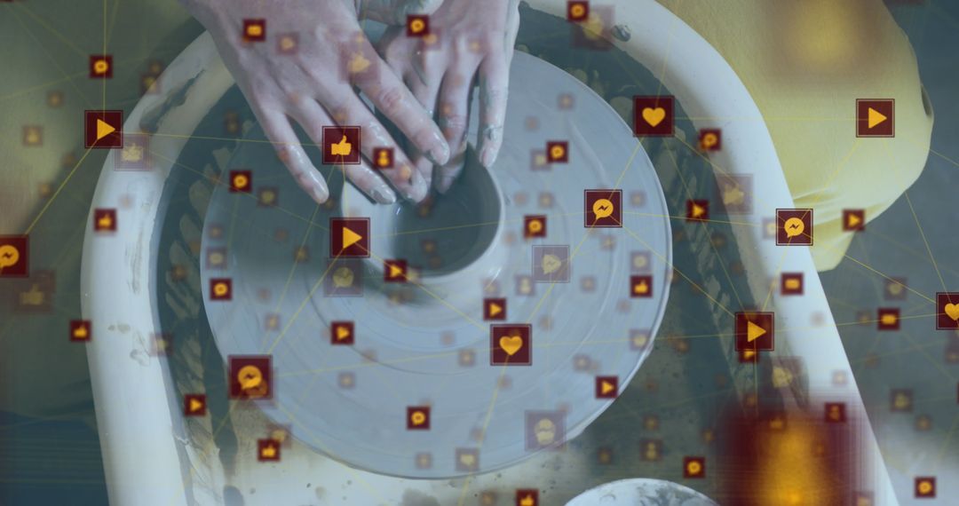 Creative Pottery with Digital Connection Aspect