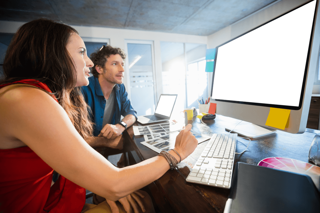 Transparent Industry Concepts During Office Technology Brainstorm