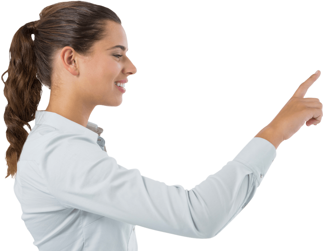 Transparent Interface Concept Represents Modern Technology