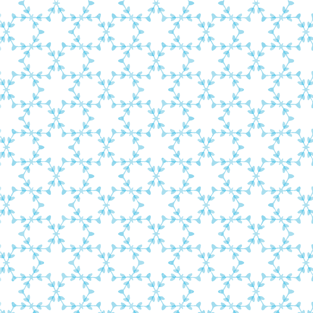 Blue Geometric Pattern with Transparent Background Vector Design