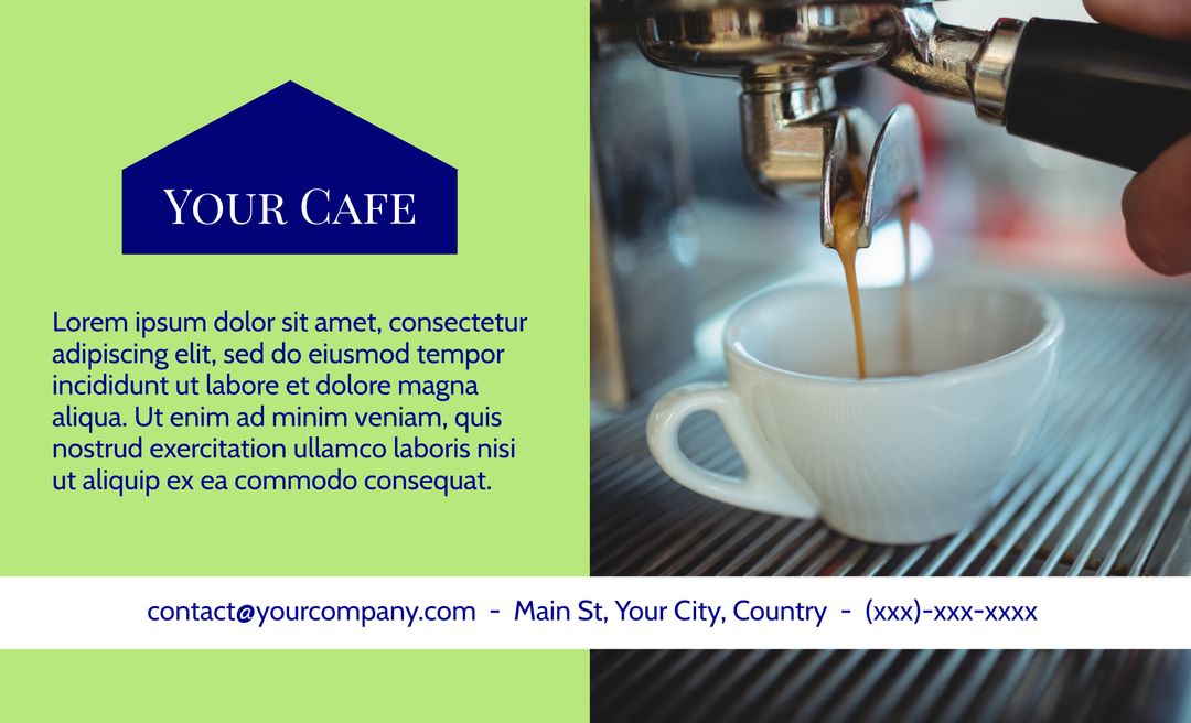 Freshly Brewed Espresso at Cozy Café